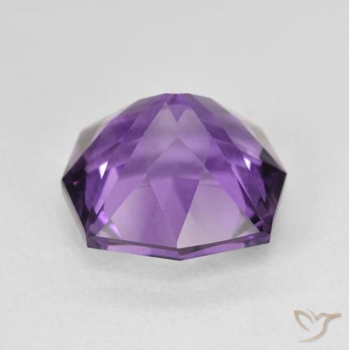 Ametista Violeta Púrpura Natural 5.38ct, Chique, VVS
