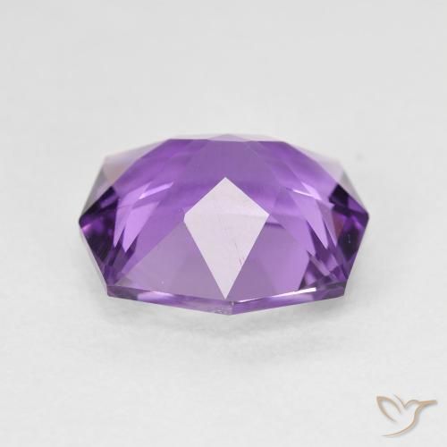 Ametista Violeta Púrpura Médio Natural 4.33ct, Chique, VVS-VS