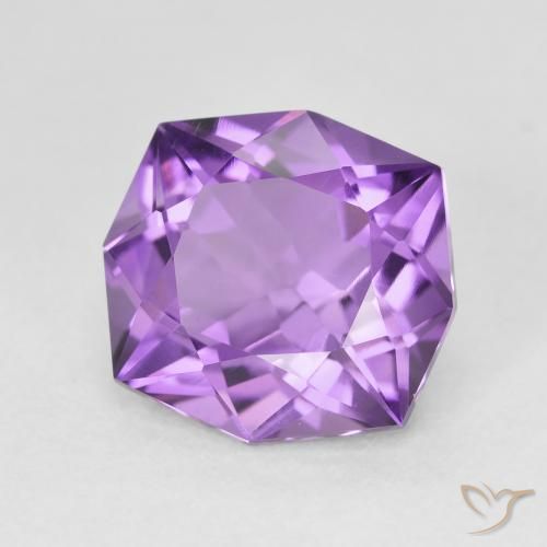 Ametista Violeta médio Natural 4.77ct, Chique, VVS-VS