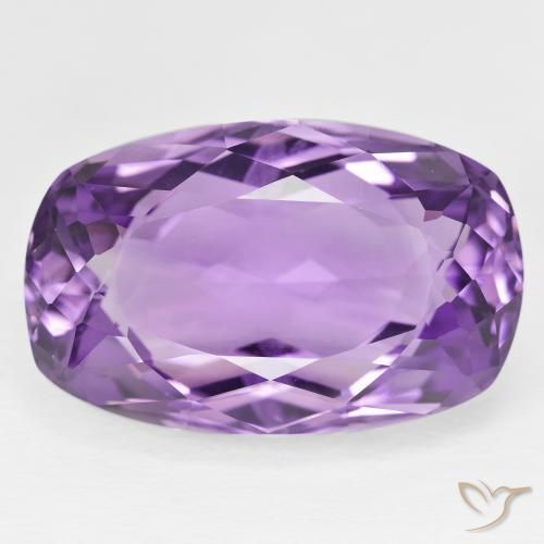 32.52ct Natural Violeta Vívido Ametista, Almofada, VVS-VS