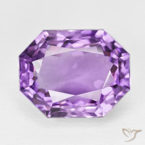 17.11ct Natural Violeta médio Ametista, Corte Esmeralda, VVS