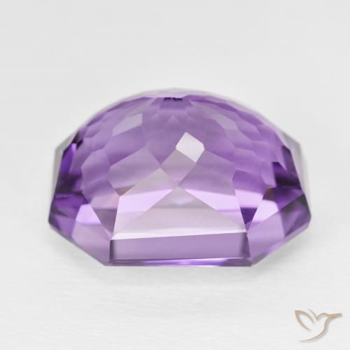 Ametista Violeta médio Natural 17.11ct, Corte Octógono / Esmeralda, VVS