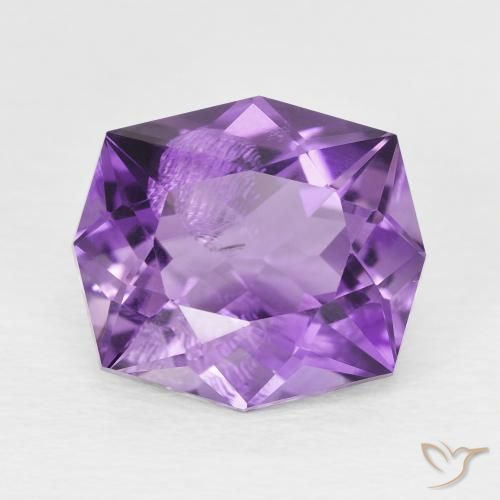 4.78ct Natural Violeta Vívido Ametista, Chique, VS