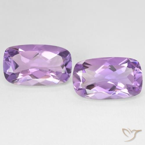 10.83ctw Natural Medium Light Purplish-Violet Ametista, Almofada, VS