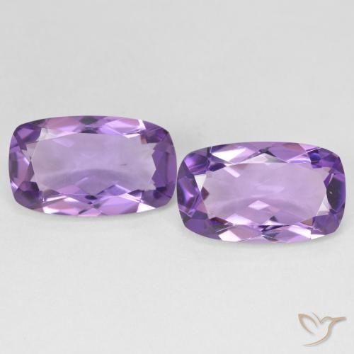 10.04ctw Natural Medium Light Purplish-Violet Ametista, Almofada, VS