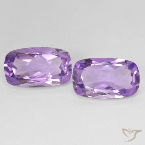 11.23ctw Natural Medium Light Purplish-Violet Ametista, Almofada, VVS-VS
