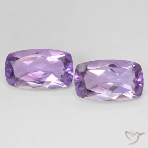 11.24ctw Natural Violeta Púrpura Ametista, Almofada, VVS-VS