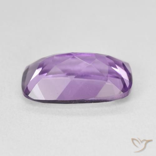 Ametista Violeta Claro-Médio Natural 5.66ct, Almofada, VVS