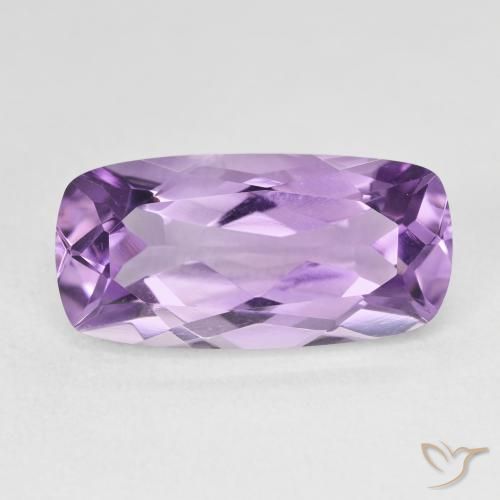 7.55ct Natural Violeta Claro-Médio Ametista, Almofada, VVS