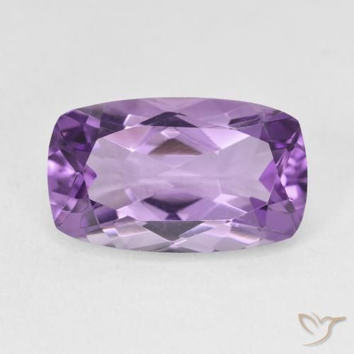 5.85ct Natural Violeta Claro-Médio Ametista, Almofada, VVS