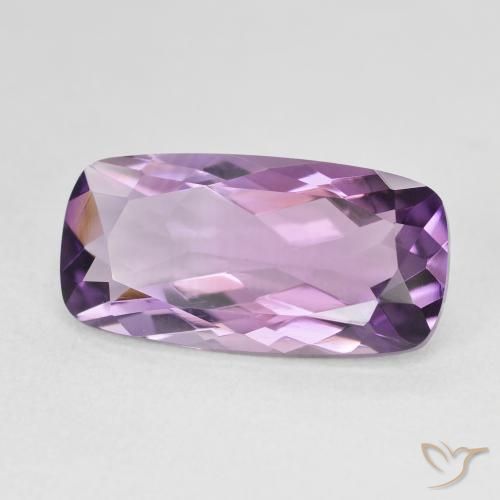 Ametista Violeta Claro-Médio Natural 6.91ct, Almofada, VVS