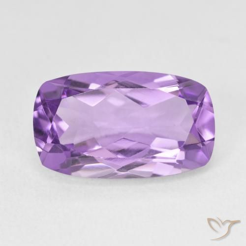 5.68ct Natural Violeta médio Ametista, Almofada, VVS