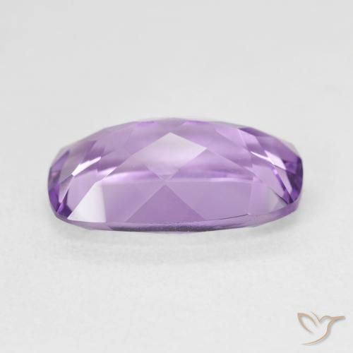 Ametista Violeta médio Natural 5.68ct, Almofada, VVS