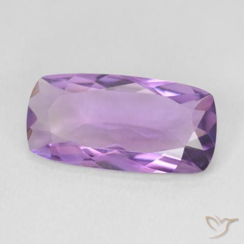 Ametista Medium Light Purplish-Violet Natural 5.82ct, Almofada, VS