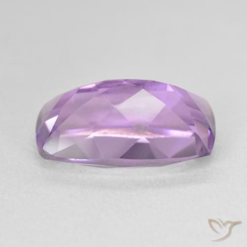 Ametista Violeta médio Natural 6.39ct, Almofada, VVS-VS