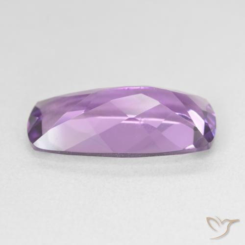 Ametista Violeta Púrpura Natural 6.55ct, Almofada, VVS-VS