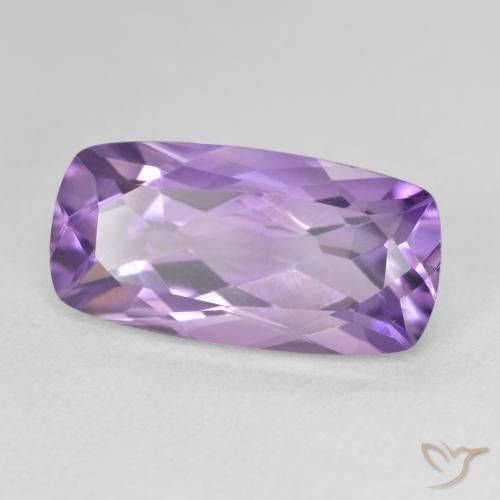 Ametista Violeta médio Natural 7.70ct, Almofada, VVS-VS
