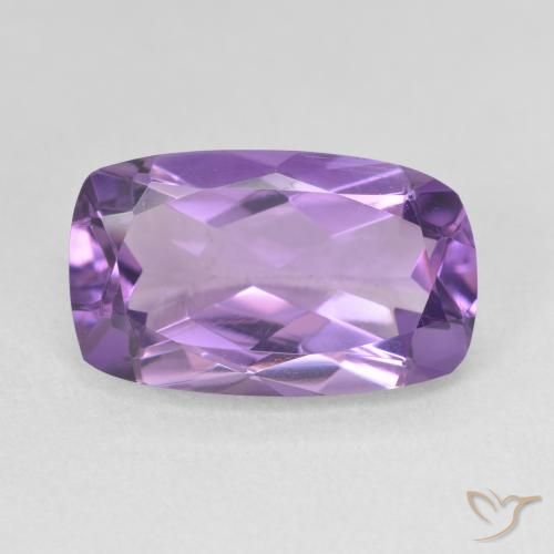 5.78ct Natural Violeta rosado Ametista, Almofada, VVS-VS