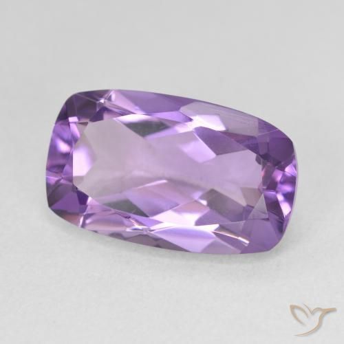 Ametista Violeta rosado Natural 5.78ct, Almofada, VVS-VS