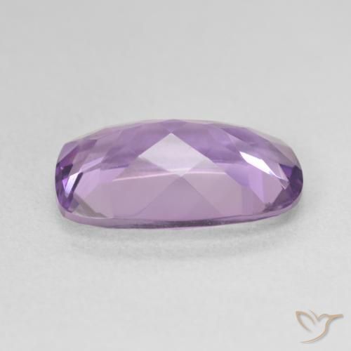 Ametista Medium Light Purplish-Violet Natural 5.17ct, Almofada, VVS-VS