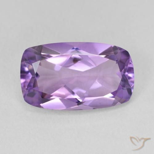 5.73ct Natural Violeta rosado Ametista, Almofada, VVS-VS