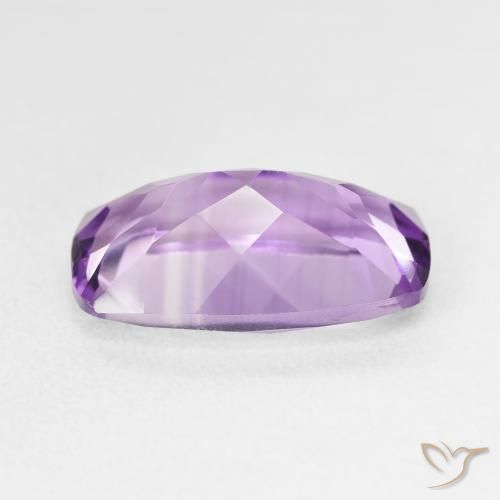 Ametista Violeta Púrpura Natural 5.64ct, Almofada, VVS