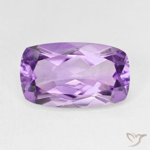 5.83ct Natural Violeta Púrpura Ametista, Almofada, VVS