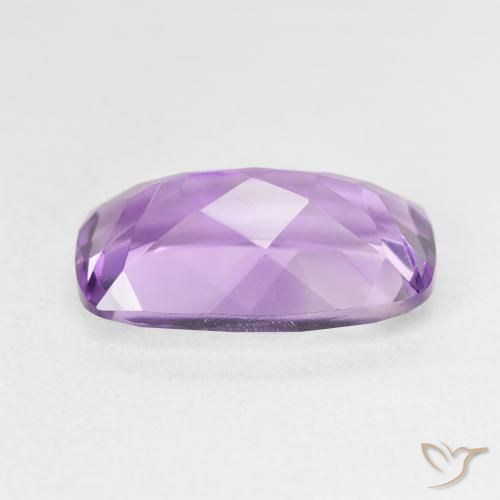 Ametista Violeta Púrpura Natural 5.83ct, Almofada, VVS