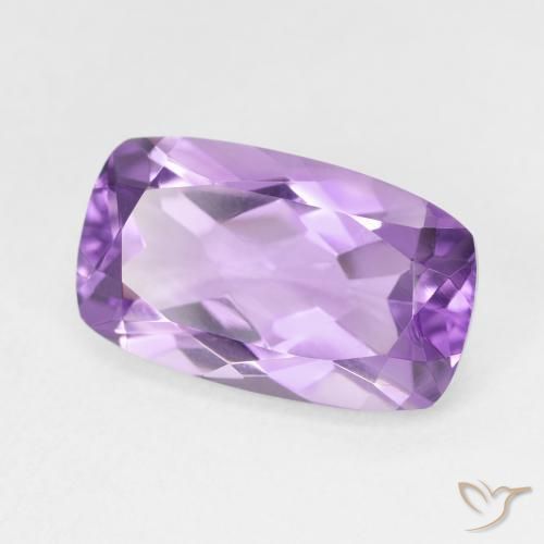 Ametista Medium Light Purplish-Violet Natural 5.92ct, Almofada, VVS