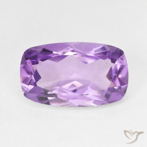 5.85ct Natural Violeta Púrpura Ametista, Almofada, VVS