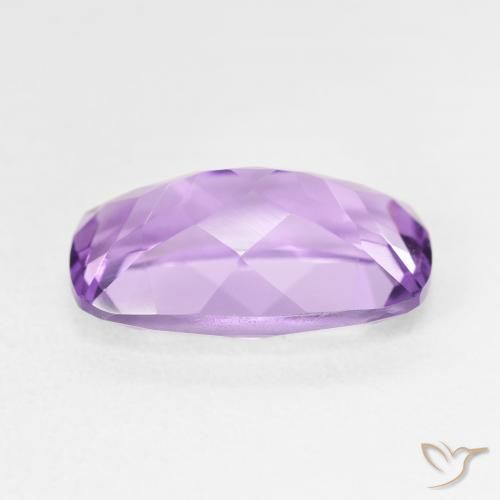 Ametista Violeta Púrpura Natural 5.85ct, Almofada, VVS