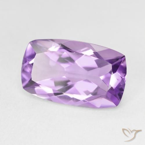 Ametista Violeta Púrpura Natural 5.80ct, Almofada, VVS