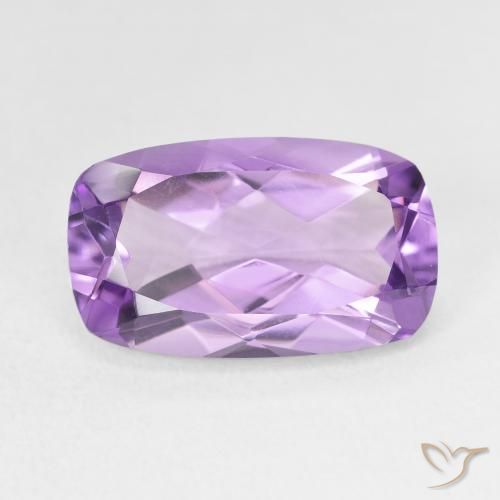 5.70ct Natural Violeta Púrpura Ametista, Almofada, VVS