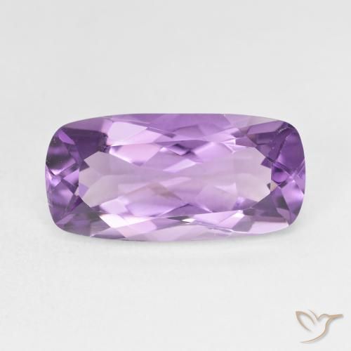 7.43ct Natural Violeta Púrpura Ametista, Almofada, VS