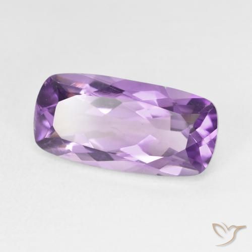 Ametista Violeta Púrpura Natural 7.43ct, Almofada, VS