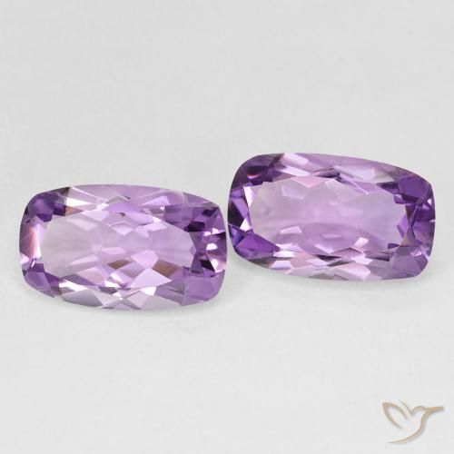 Pedras preciosas de Ametista Berinjela Violeta natural de 10.69 ct, Almofada, VVS