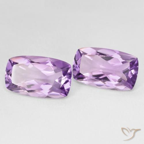 Pedras preciosas de Ametista Violeta médio natural de 11.47 ct, Almofada, VVS