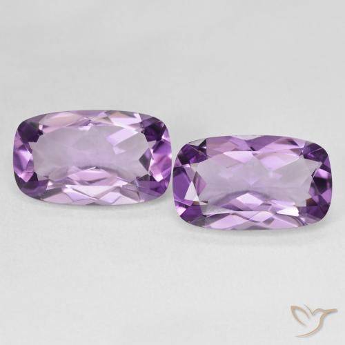 10.50ctw Natural Violeta médio Ametista, Almofada, VVS
