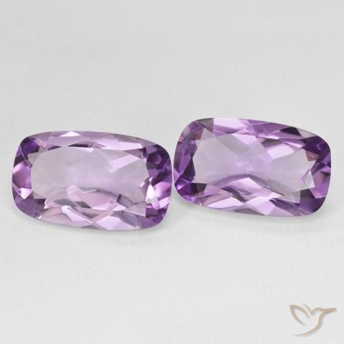 Pedras preciosas de Ametista Violeta médio natural de 10.50 ct, Almofada, VVS