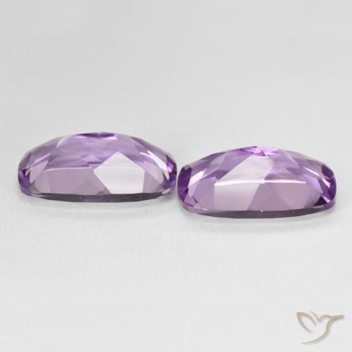 Pedras preciosas de Ametista Violeta médio natural de 10.50 ct, Almofada, VVS