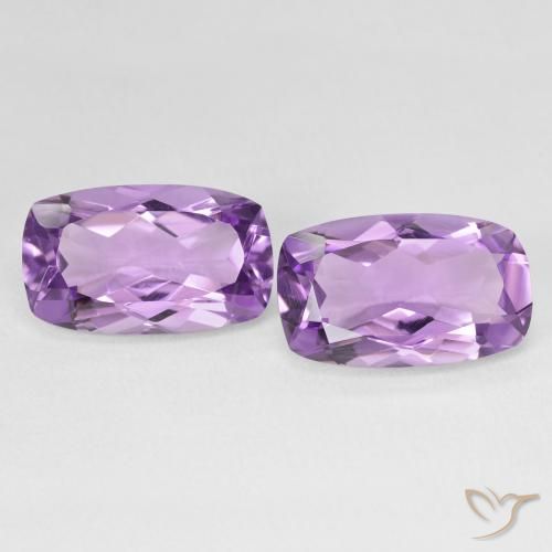 10.87ctw Natural Violeta médio Ametista, Almofada, VVS