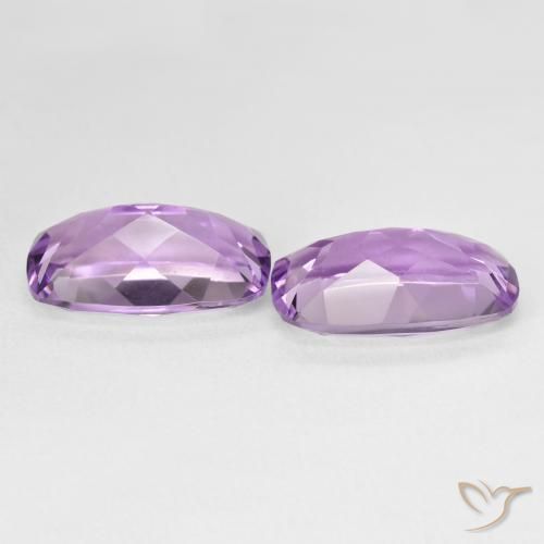 Pedras preciosas de Ametista Violeta médio natural de 10.87 ct, Almofada, VVS