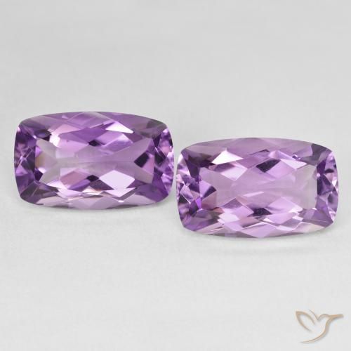 12.59ctw Natural Violeta médio Ametista, Almofada, VVS