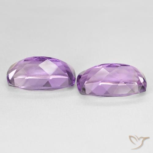 Pedras preciosas de Ametista Violeta médio natural de 12.59 ct, Almofada, VVS