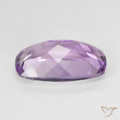 Ametista Berinjela Violeta Natural 5.53ct, Almofada, VVS