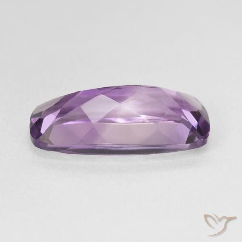 Ametista Violeta médio Natural 6.83ct, Almofada, VVS