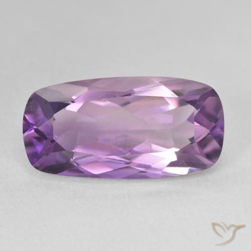 7.53ct Natural Violeta Claro-Médio Ametista, Almofada, VVS