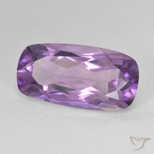 Ametista Violeta Claro-Médio Natural 7.53ct, Almofada, VVS