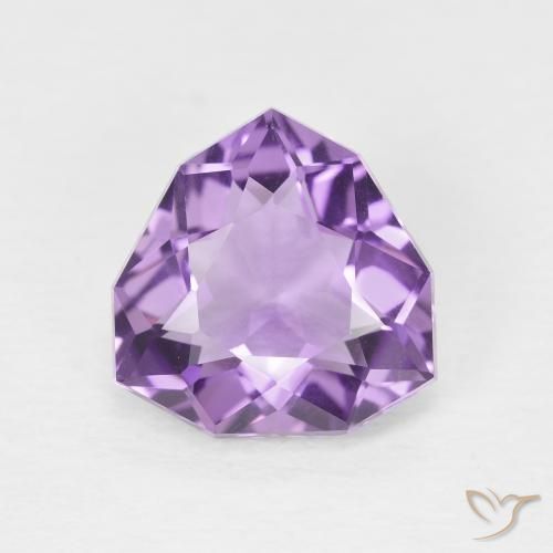 3.06ct Natural Violeta Profundo Ametista, Trilhão, VVS-VS