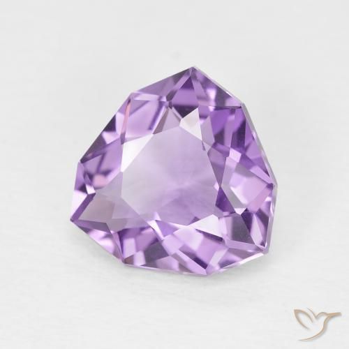 Ametista Violeta Profundo Natural 3.06ct, Trilhão, VVS-VS